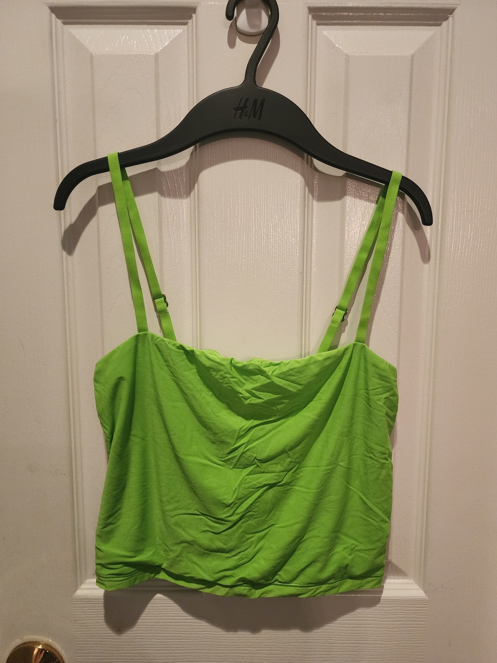 aerie Neon Green Adjustable-Strap Cami Top